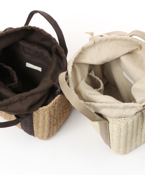 studio CLIP（スタディオクリップ）の「BOX雑材ショルダートート（ショルダーバッグ・レディース・ナチュラル/ライトグレー/ブラウン・FREE）」の9枚目の写真