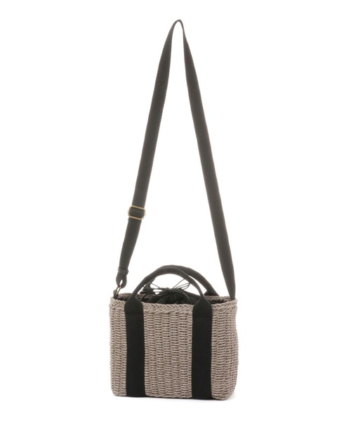 studio CLIP（スタディオクリップ）の「BOX雑材ショルダートート（ショルダーバッグ・レディース・ナチュラル/ライトグレー/ブラウン・FREE）」の7枚目の写真