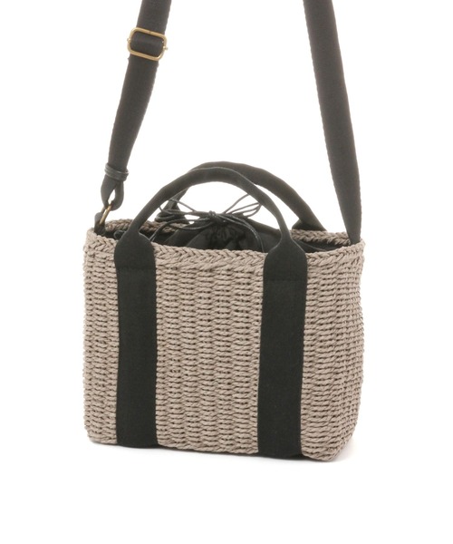 studio CLIP（スタディオクリップ）の「BOX雑材ショルダートート（ショルダーバッグ・レディース・ナチュラル/ライトグレー/ブラウン・FREE）」の13枚目の写真