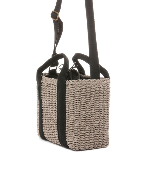 studio CLIP（スタディオクリップ）の「BOX雑材ショルダートート（ショルダーバッグ・レディース・ナチュラル/ライトグレー/ブラウン・FREE）」の11枚目の写真