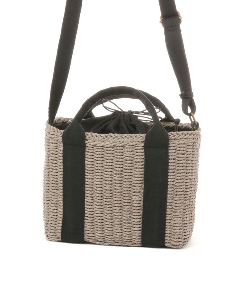 studio CLIP（スタディオクリップ）の「BOX雑材ショルダートート（ショルダーバッグ・レディース・ナチュラル/ライトグレー/ブラウン・FREE）」の17枚目の写真