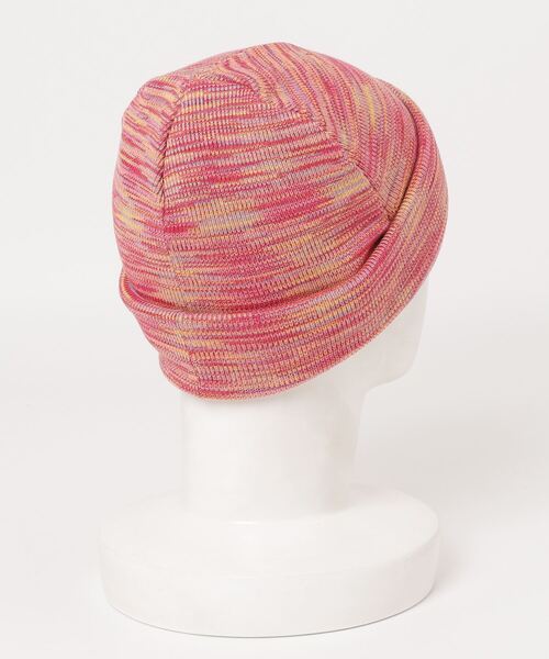 X-girl(エックスガール)の「BOX LOGO 3WAY KNIT CAP(ニットキャップ/ビーニー・レディース・ブラック/マルチ・ONE SIZE)」の6枚目の写真