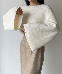 Louere（ルエレ）の「ボリュームフレアスリーブニット（ニット/セーター）」