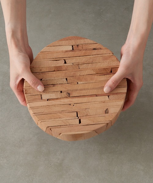 BIRTHDAY BAR(バースデイバー)の「パーケットディスプレイスタンド ラウンド(インテリア雑貨・レディース・ウッド・フリー)」の7枚目の写真