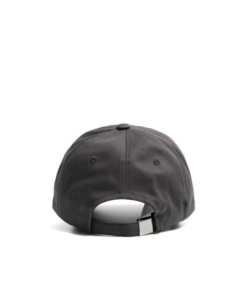 WE11DONE（ウェルダン）の「CHARCOAL BASIC SMALL LOGO CAP（キャップ・レディース・ブラック・ONE SIZE）」の3枚目の写真
