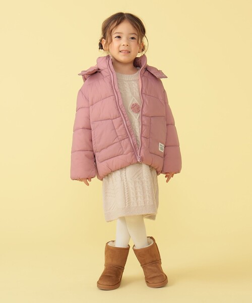 BEAMS mini（ビームスミニ）の「BEAMS mini / 機能綿 フード ブルゾン 23FW（90～150cm）（ブルゾン・キッズ・ネイビー/ピンク/その他1/その他2・100/150/110/130/120/140/90）」の12枚目の写真