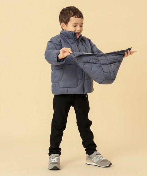 BEAMS mini（ビームスミニ）の「BEAMS mini / 機能綿 フード ブルゾン 23FW（90～150cm）（ブルゾン・キッズ・ネイビー/ピンク/その他1/その他2・100/150/110/130/120/140/90）」の16枚目の写真