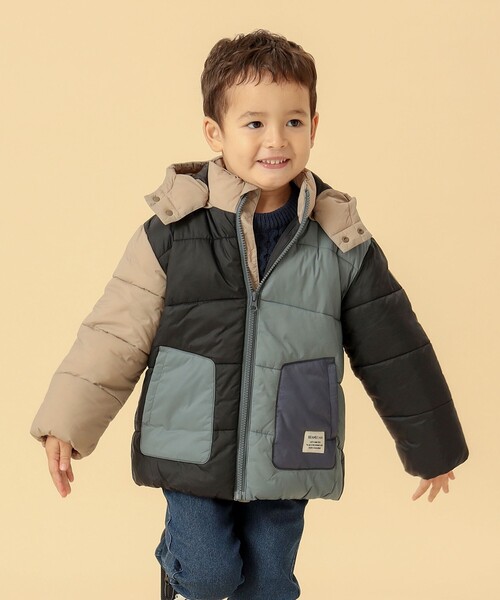 BEAMS mini（ビームスミニ）の「BEAMS mini / 機能綿 フード ブルゾン 23FW（90～150cm）（ブルゾン・キッズ・ネイビー/ピンク/その他1/その他2・100/150/110/130/120/140/90）」の19枚目の写真