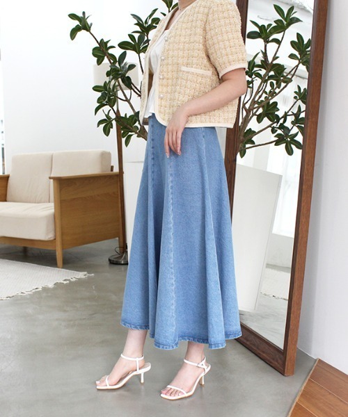 MODE ROBE(モードローブ)の「配色ツイードジャケット(テーラードジャケット・レディース・ピンク/イエロー/ブルー・FREE)」の8枚目の写真