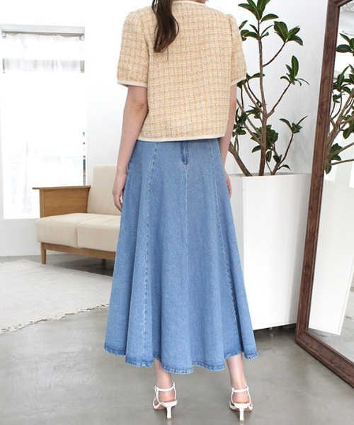 MODE ROBE(モードローブ)の「配色ツイードジャケット(テーラードジャケット・レディース・ピンク/イエロー/ブルー・FREE)」の11枚目の写真