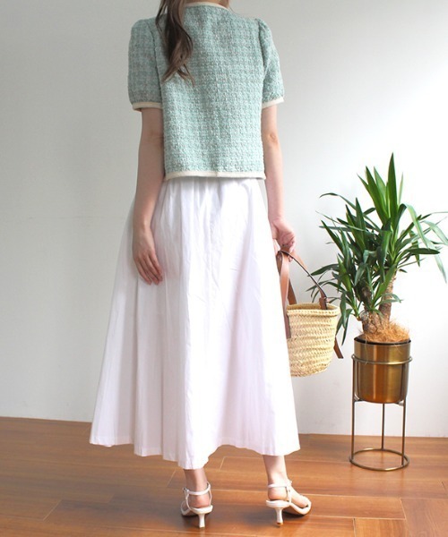 MODE ROBE(モードローブ)の「配色ツイードジャケット(テーラードジャケット・レディース・ピンク/イエロー/ブルー・FREE)」の18枚目の写真