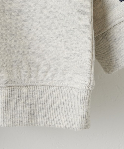 U.S. POLO ASSN.（ユーエスポロアッスン）の「【KIDS】【U.S. POLO ASSN/ユーエスポロアッスン】刺繍ハーフジップスウェット（スウェット・キッズ・アイボリー/ネイビー・140/150/100/120）」の7枚目の写真