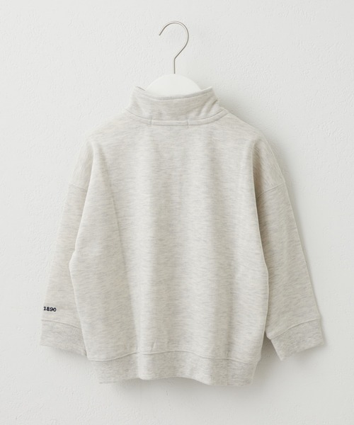 U.S. POLO ASSN.（ユーエスポロアッスン）の「【KIDS】【U.S. POLO ASSN/ユーエスポロアッスン】刺繍ハーフジップスウェット（スウェット・キッズ・アイボリー/ネイビー・140/150/100/120）」の9枚目の写真