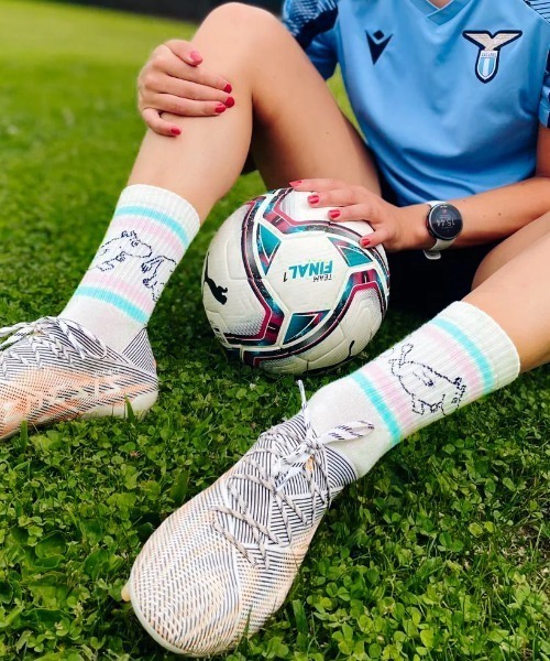 MOOMIN（ムーミン）の「MOOMIN / ムーミン レトロ ソックス 靴下 SOCKS RETRO MW NBJ（ソックス/靴下・レディース・オフホワイト/ホワイト系その他2/ピンク/ネイビー/ブルー/ホワイト/グレー・M/L）」の4枚目の写真