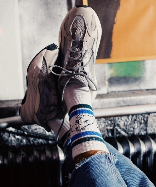 MOOMIN（ムーミン）の「MOOMIN / ムーミン レトロ ソックス 靴下 SOCKS RETRO MW NBJ（ソックス/靴下・レディース・オフホワイト/ホワイト系その他2/ピンク/ネイビー/ブルー/ホワイト/グレー・M/L）」の17枚目の写真