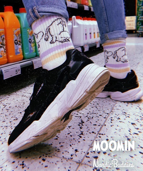 MOOMIN（ムーミン）の「MOOMIN / ムーミン レトロ ソックス 靴下 SOCKS RETRO MW NBJ（ソックス/靴下・レディース・オフホワイト/ホワイト系その他2/ピンク/ネイビー/ブルー/ホワイト/グレー・M/L）」の21枚目の写真
