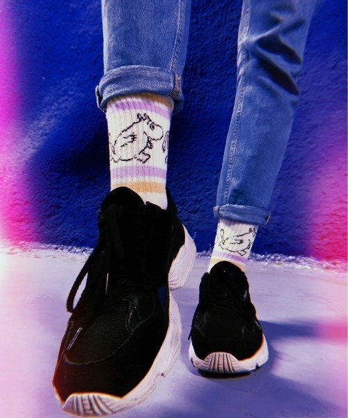 MOOMIN（ムーミン）の「MOOMIN / ムーミン レトロ ソックス 靴下 SOCKS RETRO MW NBJ（ソックス/靴下・レディース・オフホワイト/ホワイト系その他2/ピンク/ネイビー/ブルー/ホワイト/グレー・M/L）」の22枚目の写真