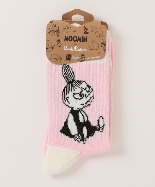 MOOMIN（ムーミン）の「MOOMIN / ムーミン レトロ ソックス 靴下 SOCKS RETRO MW NBJ（ソックス/靴下・レディース・オフホワイト/ホワイト系その他2/ピンク/ネイビー/ブルー/ホワイト/グレー・M/L）」の14枚目の写真