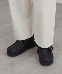 coen | レザーライクモカシンブーツ(モカシン/デッキシューズ)