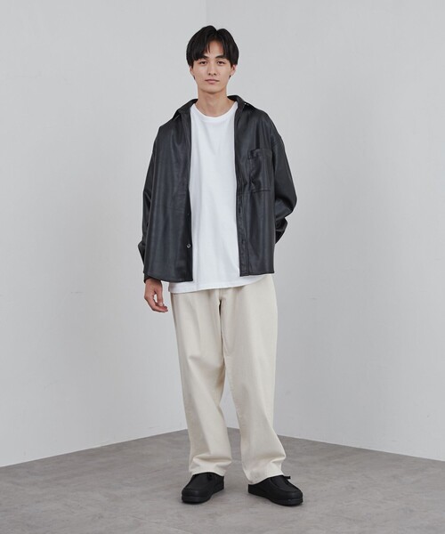 coen（コーエン）の「レザーライクモカシンブーツ（モカシン/デッキシューズ・メンズ・ブラック・28cm/27cm/26cm）」の3枚目の写真