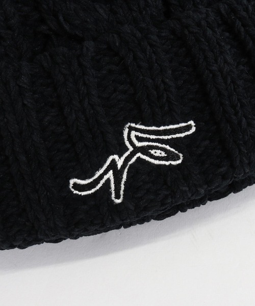 CALL&RESPONSE（コールアンドレスポンス）の「mko11332-サイセンタク ケーブル編みニットキャップ（ニットキャップ/ビーニー・メンズ・ブラック/ベージュ/グレー・FREE）」の14枚目の写真