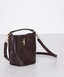 NATURAL BEAUTY BASIC | ◇【美人百花10月号掲載】ターンロックバケットバッグ(ショルダーバッグ)