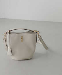 NATURAL BEAUTY BASIC | ◇【美人百花掲載】ターンロックバケットバッグ(ショルダーバッグ)