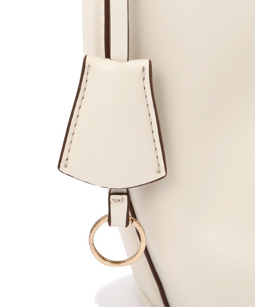 NATURAL BEAUTY BASIC（ナチュラルビューティーベーシック）の「◇【美人百花掲載】ターンロックバケットバッグ（ショルダーバッグ・レディース・ブルー/ダークブラウン/オフホワイト・ﾌﾘ-）」の12枚目の写真