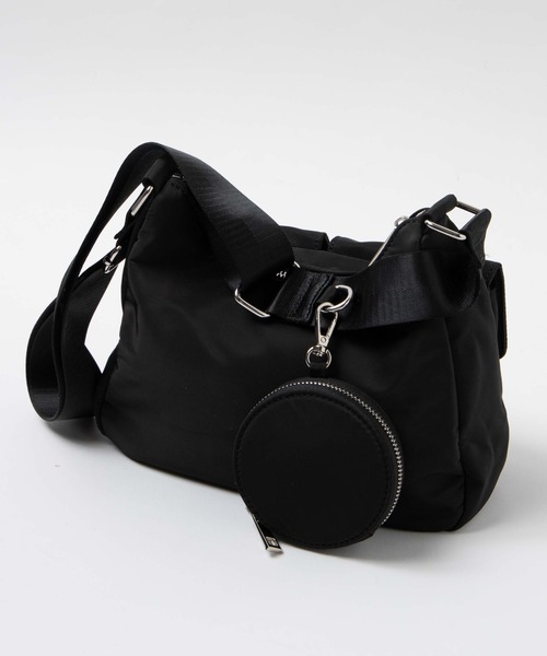 WEGO(ウィゴー)の「WEGO/ポーチ付きポケットデザインショルダー(ショルダーバッグ・レディース・ブラック/ホワイト/ブラック系その他/シルバー/ブラウン/スカイブルー・FREE)」の16枚目の写真