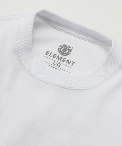 ELEMENT（エレメント）の「ELEMENT メンズ 【VAN】 VAN SPRAY LS ロンＴ 【2023年秋冬モデル】/エレメント長袖ロンT（Tシャツ/カットソー・メンズ・ホワイト/ネイビー・MEDIUM/X-LARGE/LARGE）」の4枚目の写真