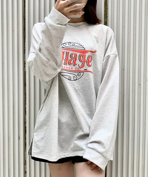 EPICKS（エピックス）の「ヴィンテージサークルプリントロンT（Tシャツ/カットソー・レディース・チャコール/ライトグレー/イエロー・M/XL/L）」の16枚目の写真