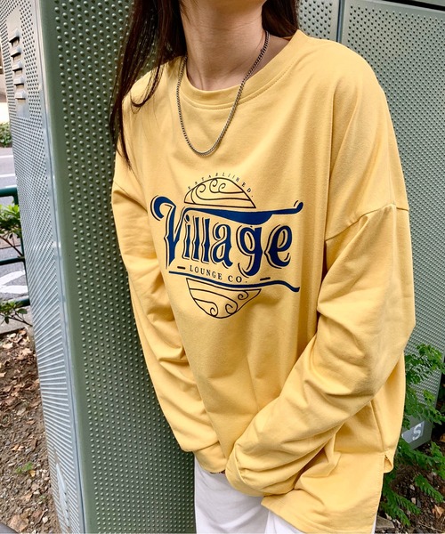 EPICKS（エピックス）の「ヴィンテージサークルプリントロンT（Tシャツ/カットソー・レディース・チャコール/ライトグレー/イエロー・M/XL/L）」の20枚目の写真