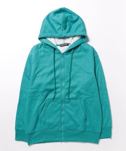 STYLEBLOCK（スタイルブロック）の「INSIDEボアフルZIPパーカー（パーカー・メンズ・ワイン/ミックスグレー/カーキ/ブルー/ブラック/チャコール・M/L/LL）」の12枚目の写真