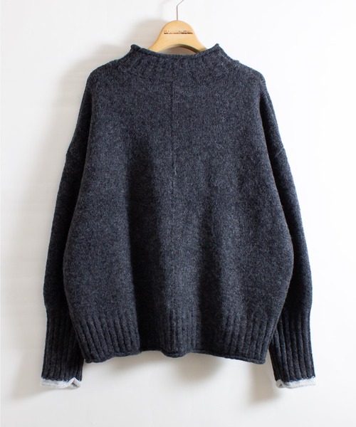 ALL ORDINARIES（オールオーディナリーズ）の「ムースプルオーバー（ニット/セーター・レディース・ベージュ/ブラック/イエロー/グレー・FREE）」の6枚目の写真