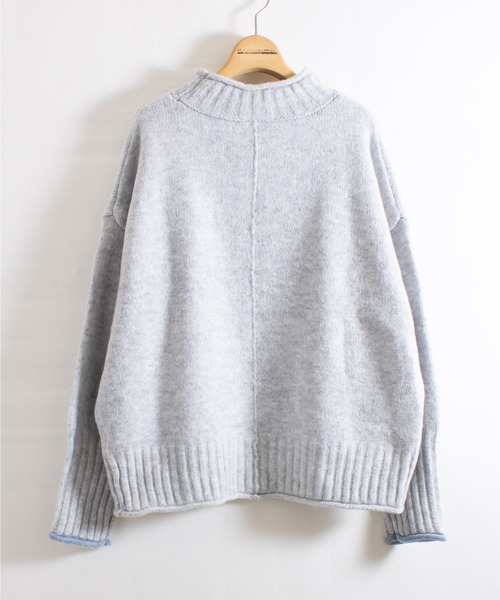 ALL ORDINARIES（オールオーディナリーズ）の「ムースプルオーバー（ニット/セーター・レディース・ベージュ/ブラック/イエロー/グレー・FREE）」の5枚目の写真