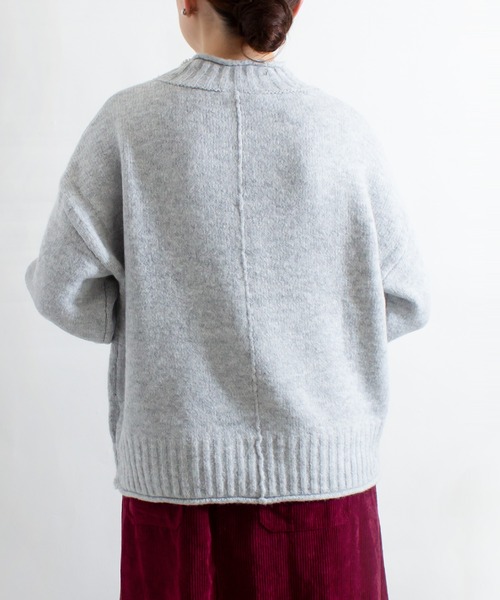 ALL ORDINARIES（オールオーディナリーズ）の「ムースプルオーバー（ニット/セーター・レディース・ベージュ/ブラック/イエロー/グレー・FREE）」の17枚目の写真