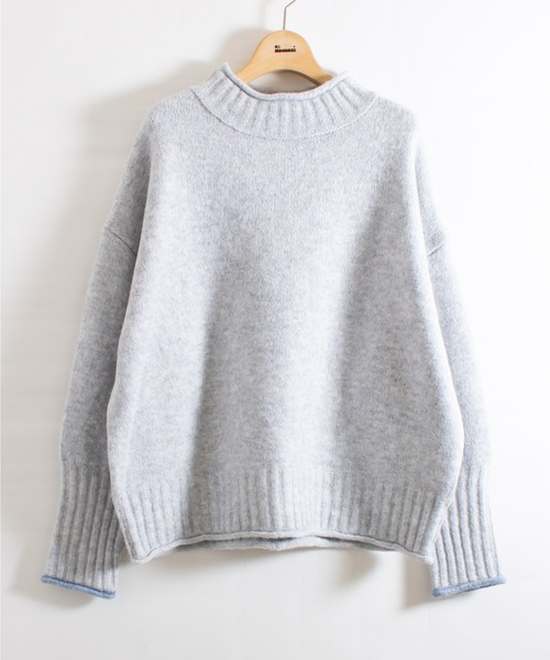 ALL ORDINARIES（オールオーディナリーズ）の「ムースプルオーバー（ニット/セーター・レディース・ベージュ/ブラック/イエロー/グレー・FREE）」の14枚目の写真