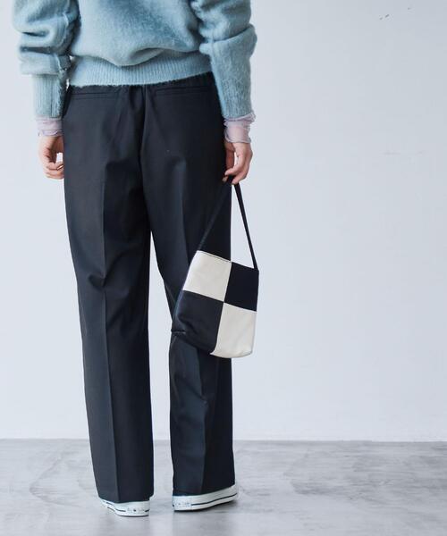 coen（コーエン）の「イージービューティーワイドパンツ（WEB限定サイズ）（スラックス・レディース・ダークグレー/ブラック/ベージュ/モカ・M/S/L/XL）」の7枚目の写真