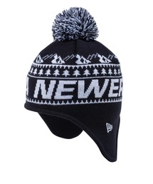 NEW ERA（ニューエラ）の「NEW ERA/ニューエラ ビーニー イヤーフラップ ポンポンニット Jacquard ジャカード (ニューエラアウトドア) 13772383（ニットキャップ/ビーニー）」
