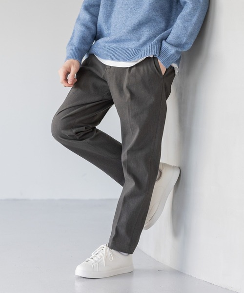 GLOBAL WORK(グローバルワーク)の「モーションテックテーパード+WARM/704812(その他パンツ・メンズ・ブラック/グレー系その他/ネイビー・X-LARGE/SMALL/MEDIUM/LARGE)」の1枚目の写真