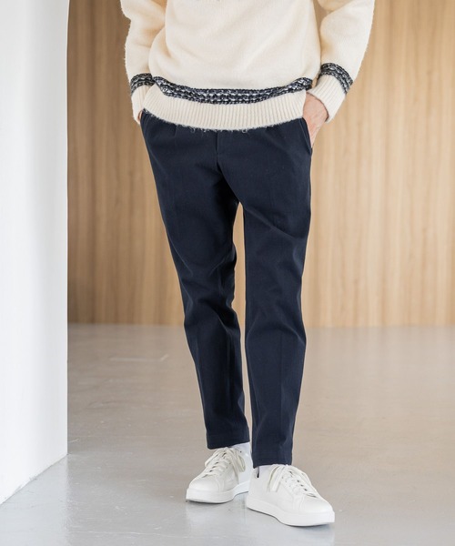 GLOBAL WORK(グローバルワーク)の「モーションテックテーパード+WARM/704812(その他パンツ・メンズ・ブラック/グレー系その他/ネイビー・X-LARGE/SMALL/MEDIUM/LARGE)」の3枚目の写真