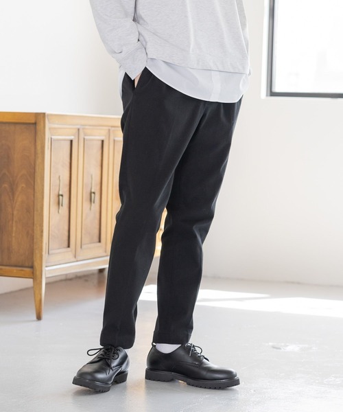 GLOBAL WORK(グローバルワーク)の「モーションテックテーパード+WARM/704812(その他パンツ・メンズ・ブラック/グレー系その他/ネイビー・X-LARGE/SMALL/MEDIUM/LARGE)」の6枚目の写真