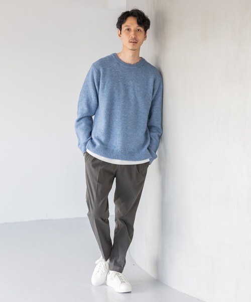 GLOBAL WORK(グローバルワーク)の「モーションテックテーパード+WARM/704812(その他パンツ・メンズ・ブラック/グレー系その他/ネイビー・X-LARGE/SMALL/MEDIUM/LARGE)」の7枚目の写真