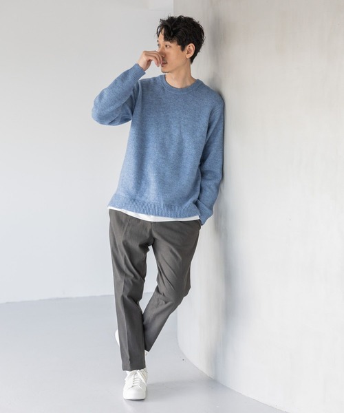 GLOBAL WORK(グローバルワーク)の「モーションテックテーパード+WARM/704812(その他パンツ・メンズ・ブラック/グレー系その他/ネイビー・X-LARGE/SMALL/MEDIUM/LARGE)」の8枚目の写真