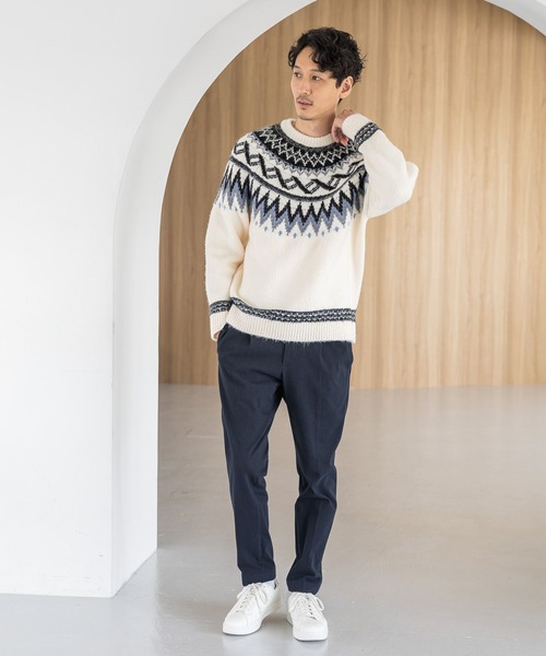 GLOBAL WORK(グローバルワーク)の「モーションテックテーパード+WARM/704812(その他パンツ・メンズ・ブラック/グレー系その他/ネイビー・X-LARGE/SMALL/MEDIUM/LARGE)」の11枚目の写真