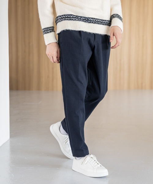 GLOBAL WORK(グローバルワーク)の「モーションテックテーパード+WARM/704812(その他パンツ・メンズ・ブラック/グレー系その他/ネイビー・X-LARGE/SMALL/MEDIUM/LARGE)」の12枚目の写真