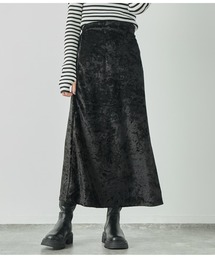 ANAP | クラッシュベロアフレアロングスカート(スカート)