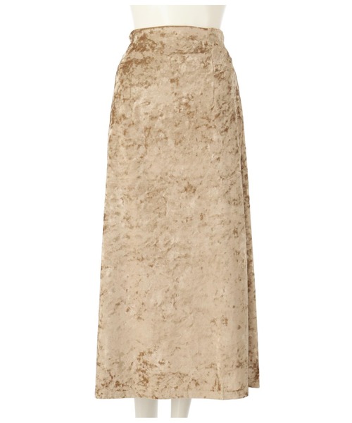 ANAP(アナップ)の「クラッシュベロアフレアロングスカート(スカート・レディース・カーキ/ブラック/ベージュ・FREE)」の21枚目の写真