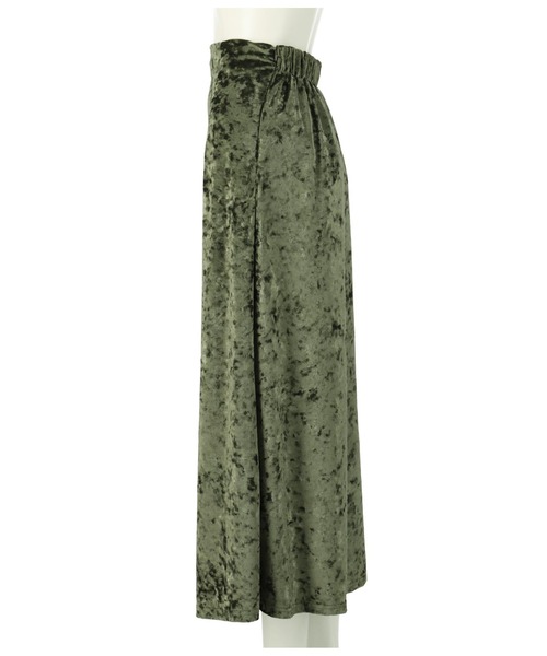 ANAP(アナップ)の「クラッシュベロアフレアロングスカート(スカート・レディース・カーキ/ブラック/ベージュ・FREE)」の22枚目の写真