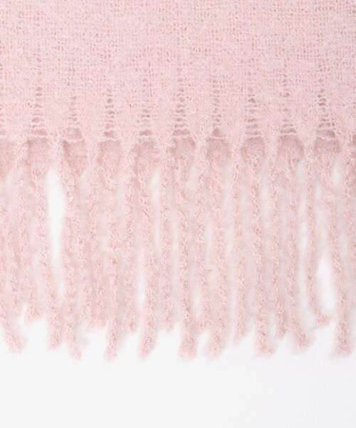 MAJESTIC LEGON（マジェスティックレゴン）の「ブークレストール（ストール/ショール・レディース・ブルー/アイボリー/グレー/ピンク・FREE）」の13枚目の写真